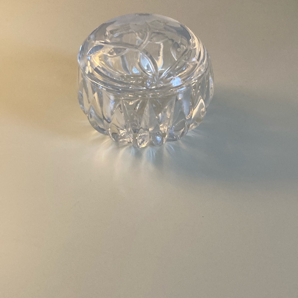 Princess House Glass Jewelry Box